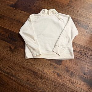 J. Crew button collar sweatshirt size M